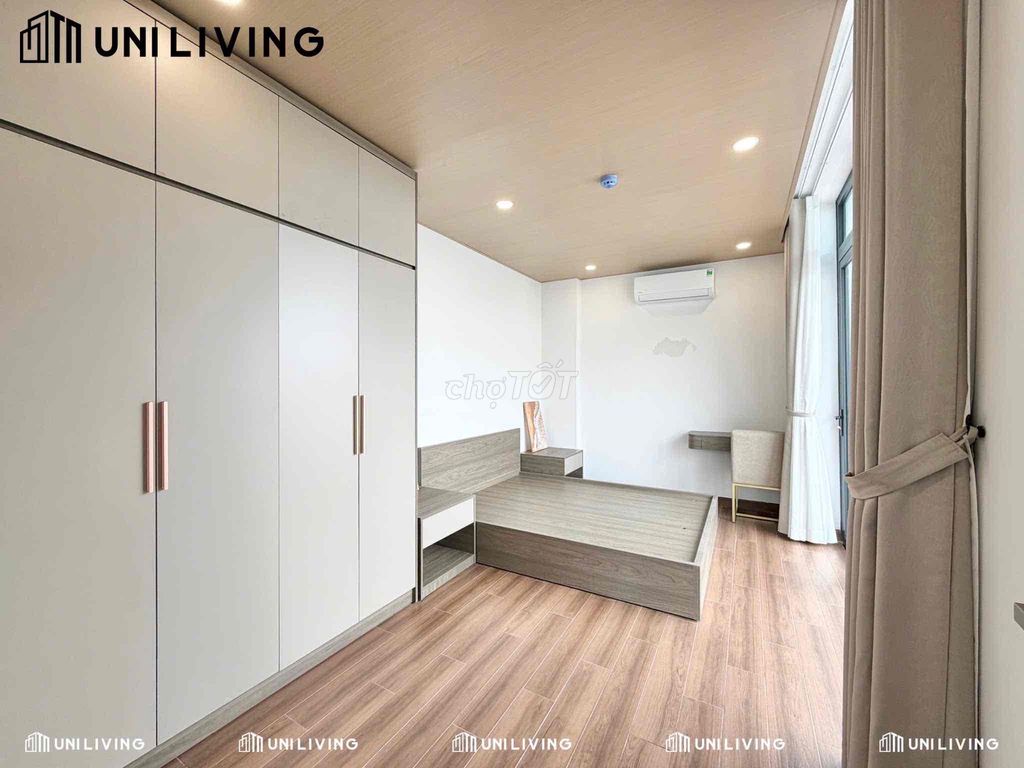 open - a separate bedroom - full security furniture