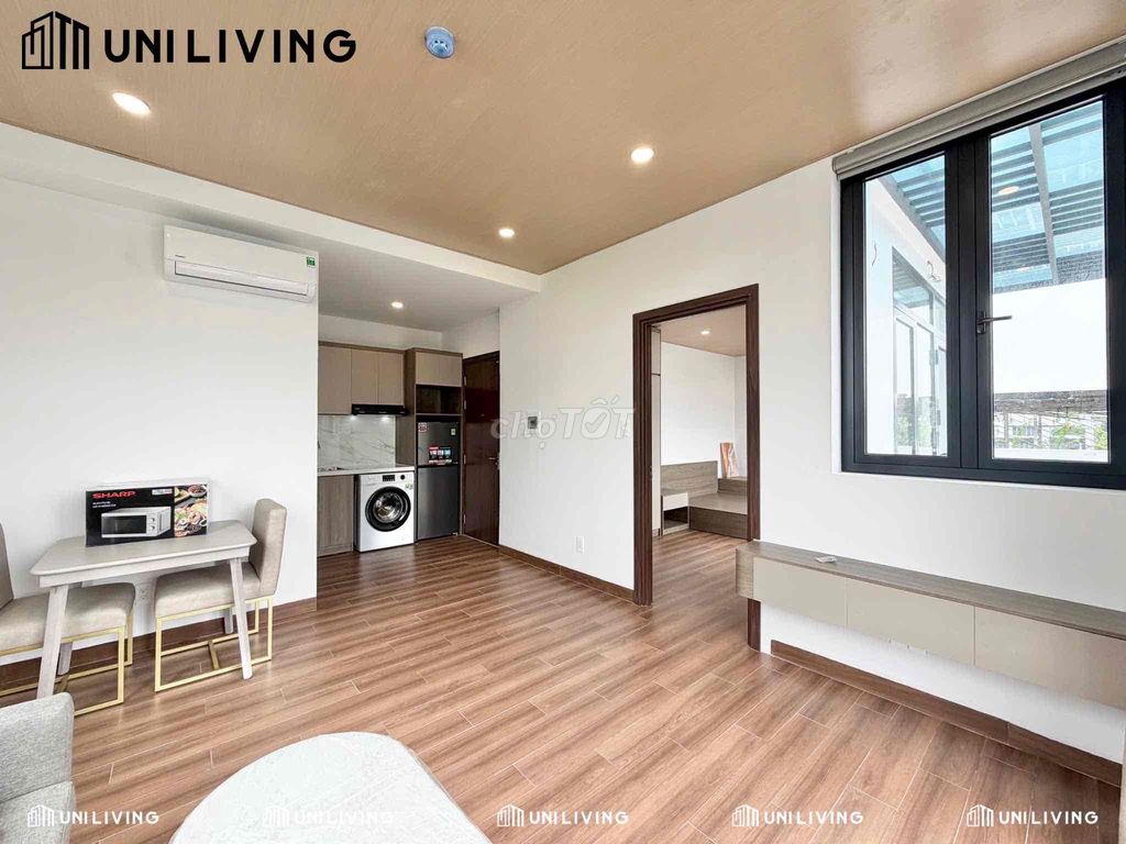 open - a separate bedroom - full security furniture