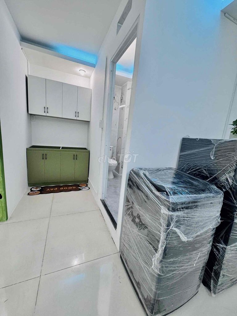 apartment service 2 bedroom full interior - open window