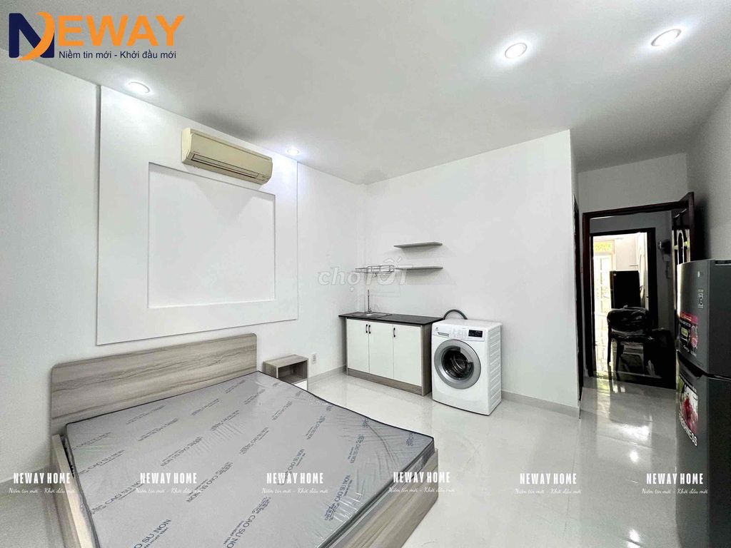 The studio apartment has its own washing machine, Nguyễn Thị Thập, which is going to be permanent.