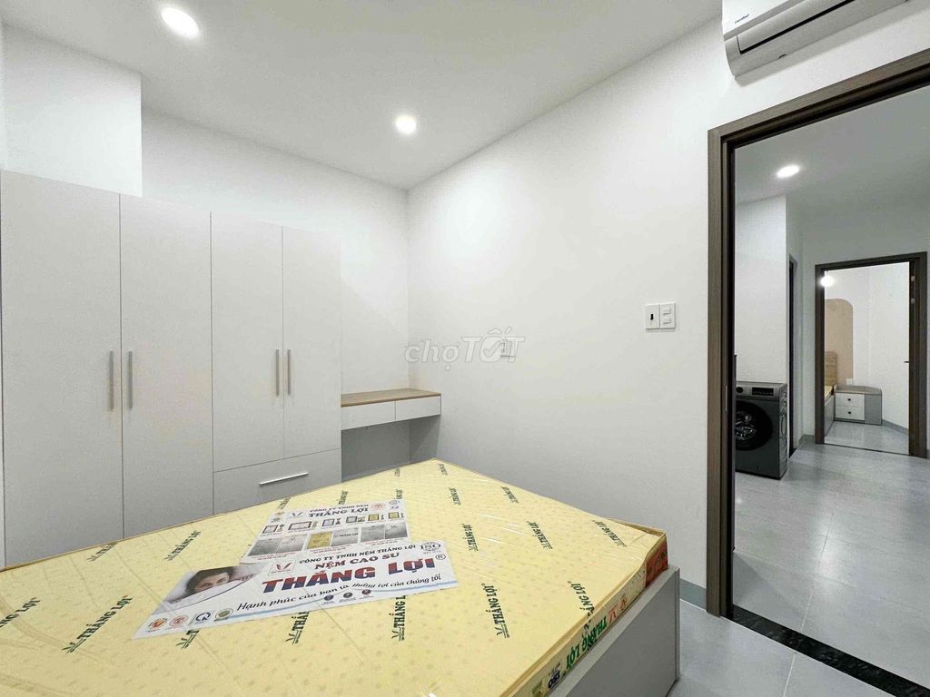 Two newly built bedrooms near the couch, vlu