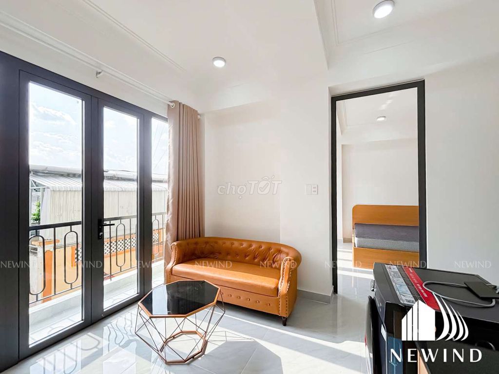 The apartment is one bedroom.