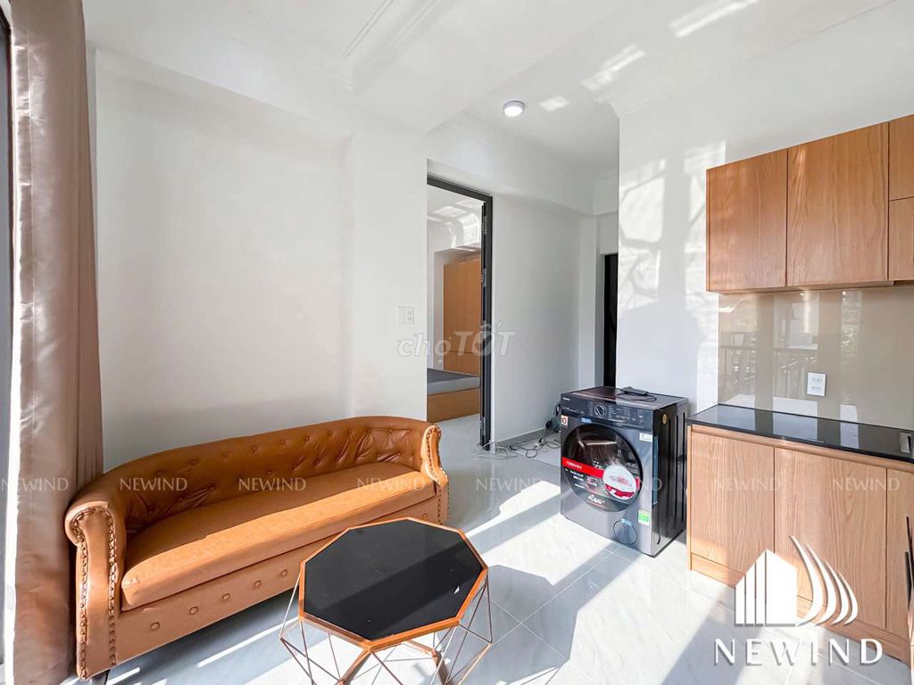 The apartment is one bedroom.