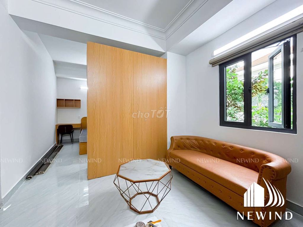 The apartment is one bedroom.