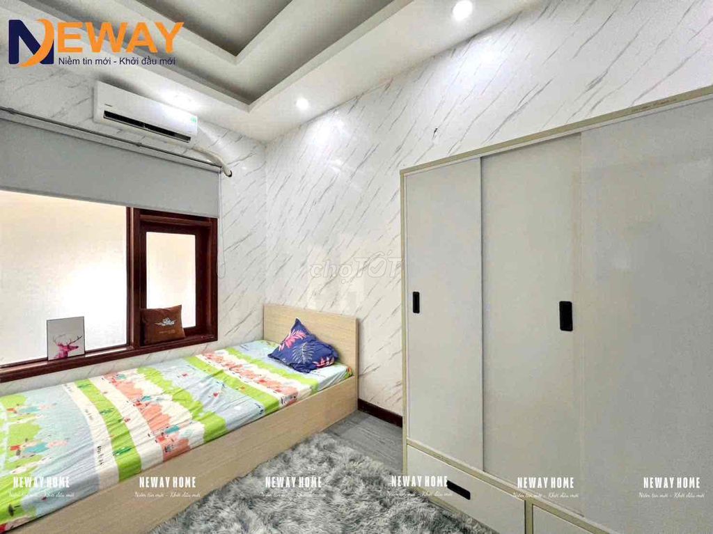 Two bedrooms, two full bathrooms, Tây Thạnh private washing machines, Tân Phú