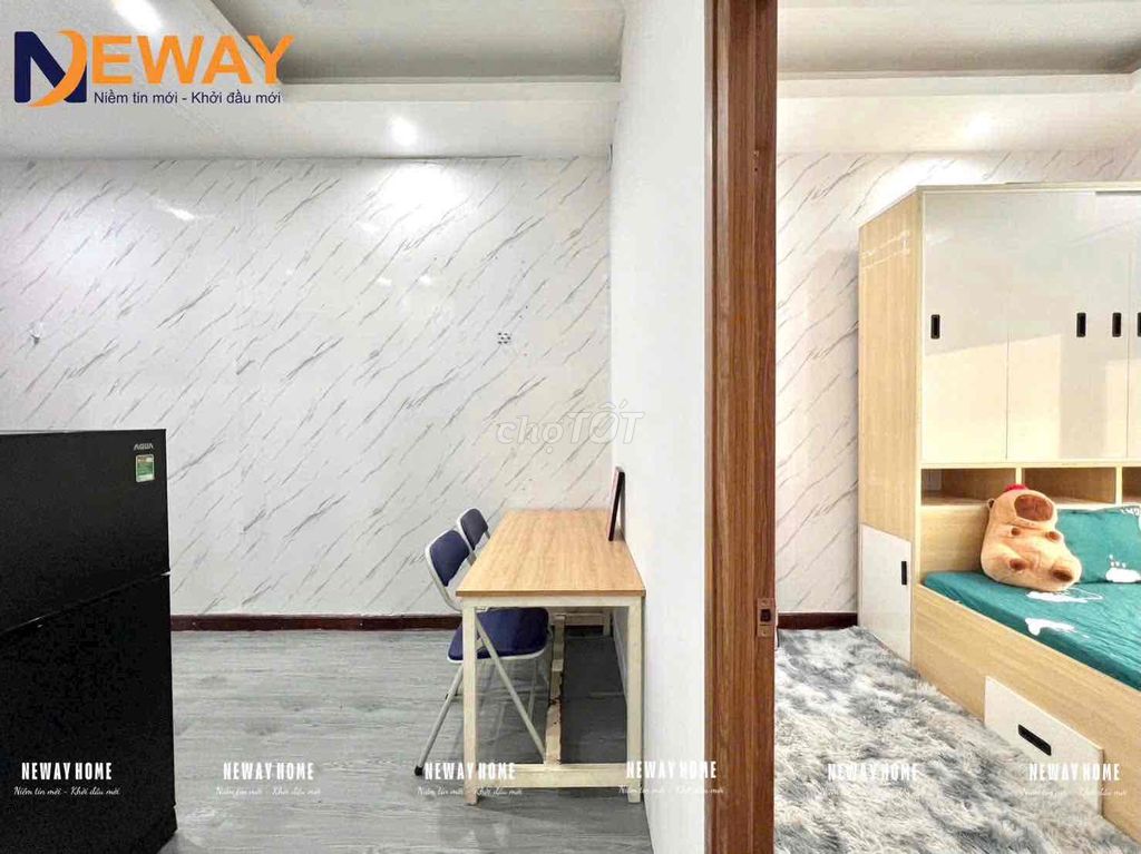 Two bedrooms, two full bathrooms, Tây Thạnh private washing machines, Tân Phú