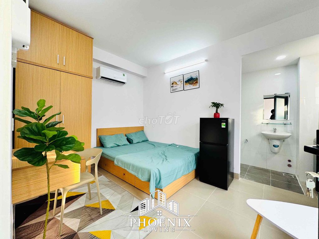 upper apartment - full interior - open window - right the dew-tag