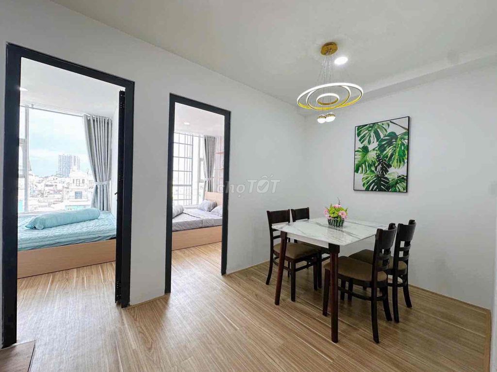 Two bedrooms. New elevator.