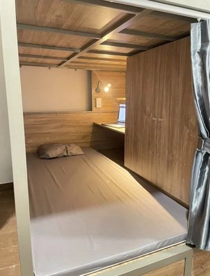 sleepbox room, private hostel - full interior 331 Lê Văn Sỹ, District 3