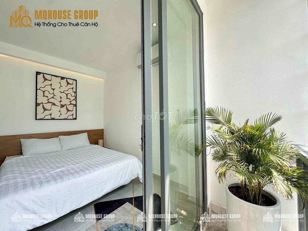 Room service one balcony/studio full interior, private washing machine at aeon thang