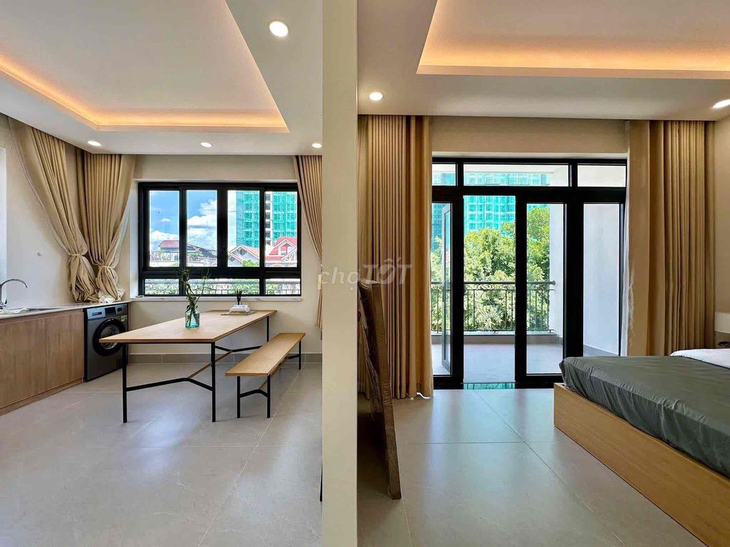 Open the apartment now. Ung Văn Khiêm full new furniture right here in the port.