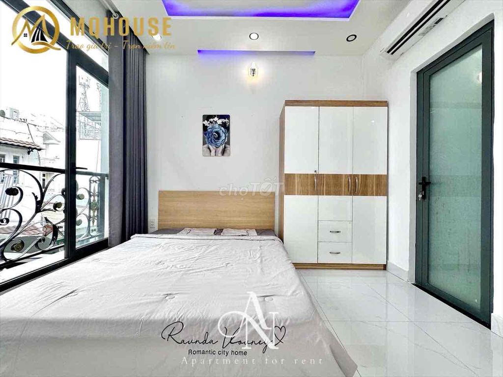 Superstitious balcony studio only 6 million -- just Thích Quảng Đức – full T.