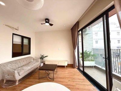 The 1st Bed Room. A 40-foot balcony living room.