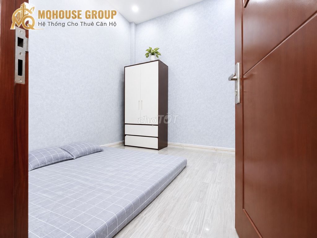 A 40 m Nguyễn Hữu Cảnh Bình Thạnh bedroom at Saigon Bridge Metro New Port