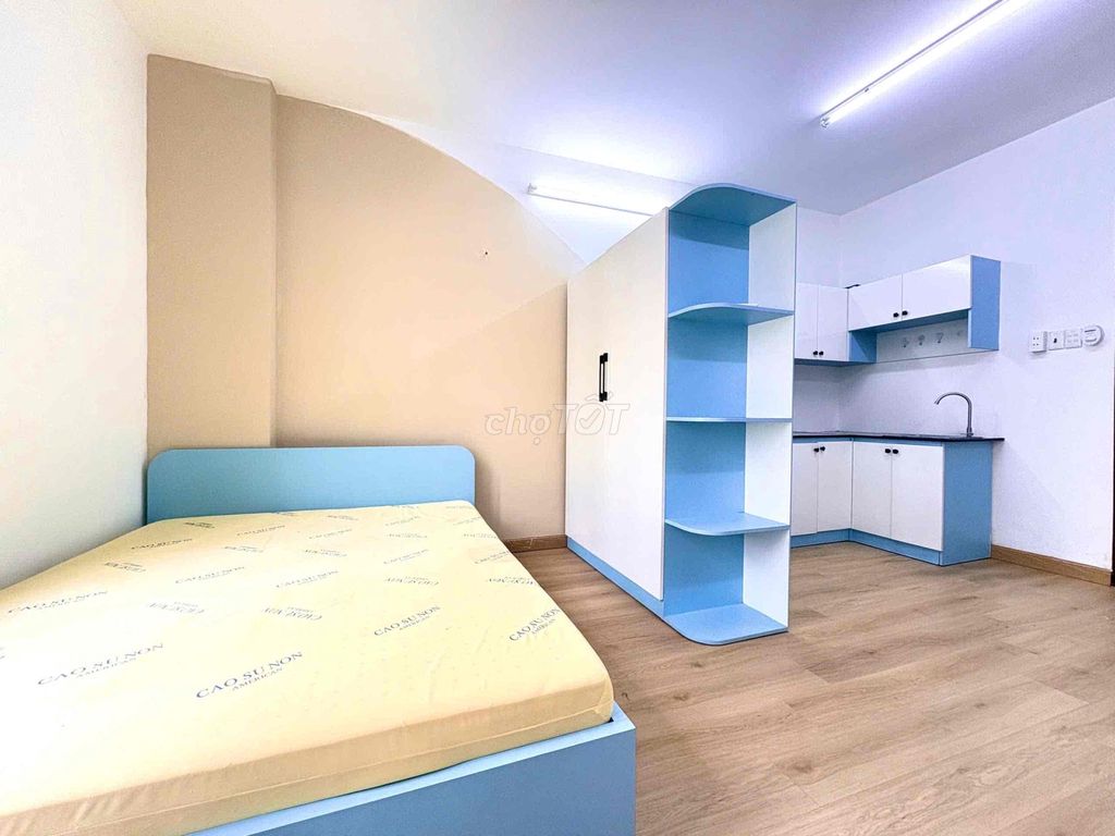 One bedroom is empty. The family plan to fill the interior is extremely open.