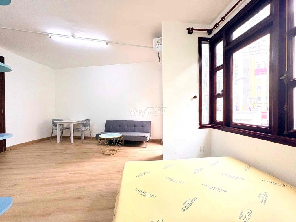 One bedroom is empty. The family plan to fill the interior is extremely open.