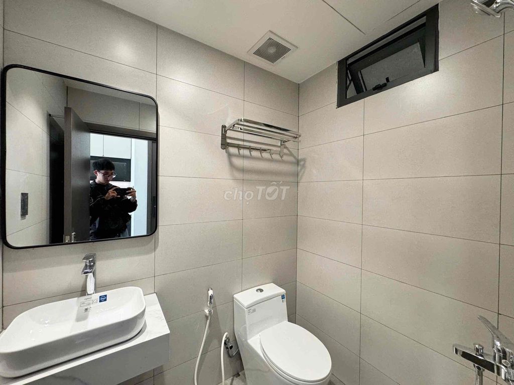 Rent mini-room, full high-end furniture, cool balcony