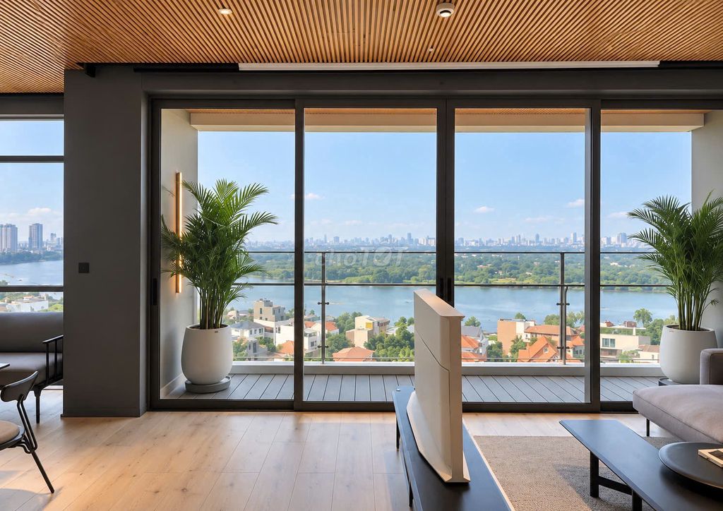 Rent The Nassim Thảo Điền 3 bedroom 133 M2 private elevator view river