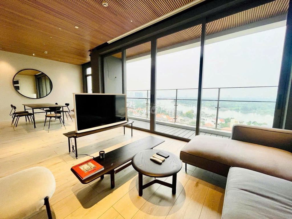 Rent The Nassim Thảo Điền 3 bedroom 133 M2 private elevator view river
