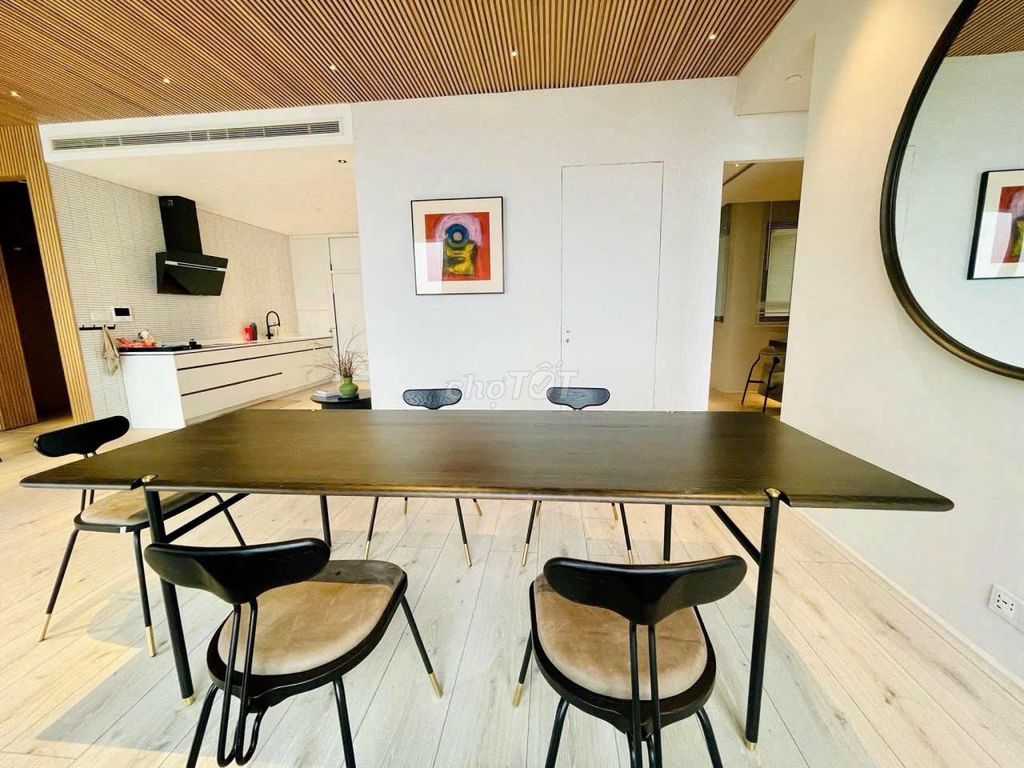 Rent The Nassim Thảo Điền 3 bedroom 133 M2 private elevator view river