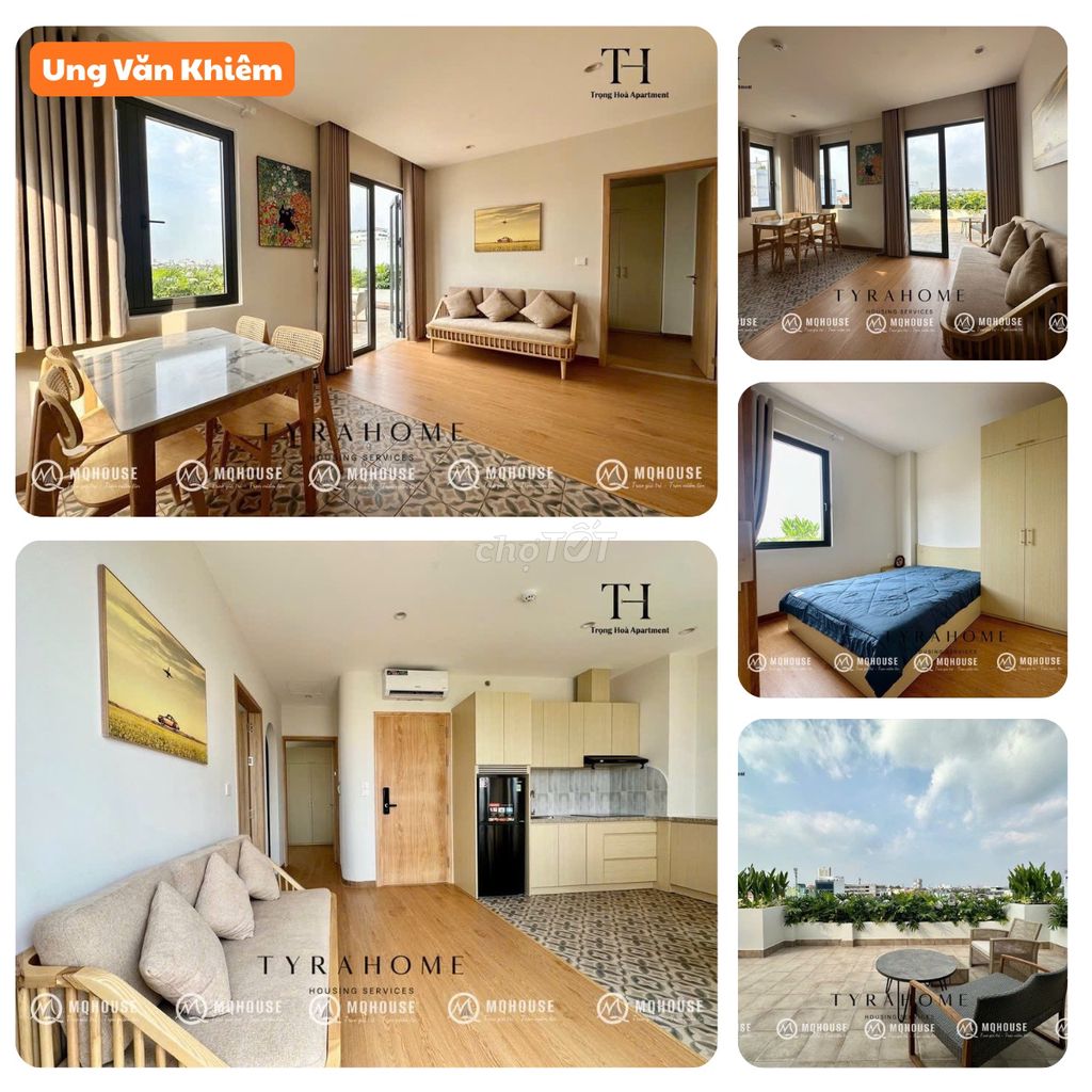 We're renting a service apartment. A room where you can go down to the Phú Nhuận.