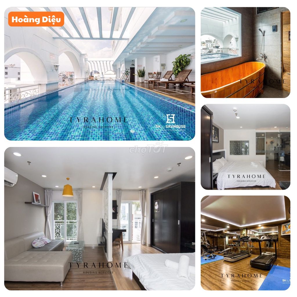 We're renting a service apartment. A room where you can go down to the Phú Nhuận.