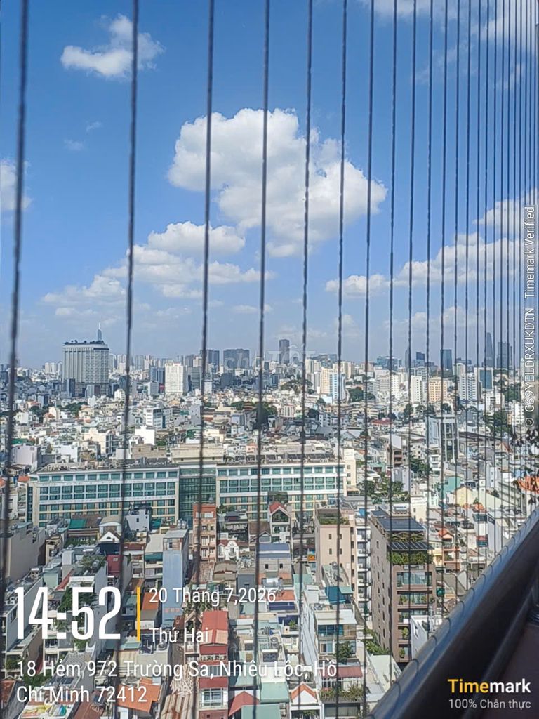 Rent the apartment 2 bedrooms - 14 million a month Screc Tower, Trường Sa, 3 centimeter district.
