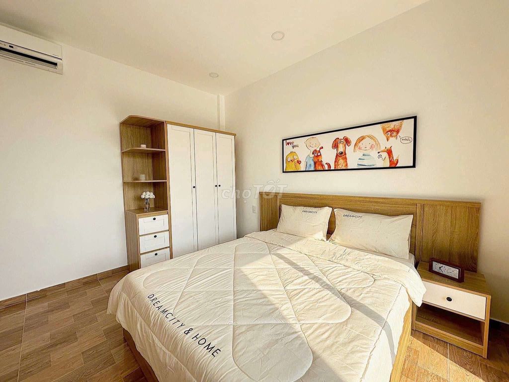 Rent a mini apartment. Two bedrooms wide 65 meters, Chu Văn An Bình Thạnh district.