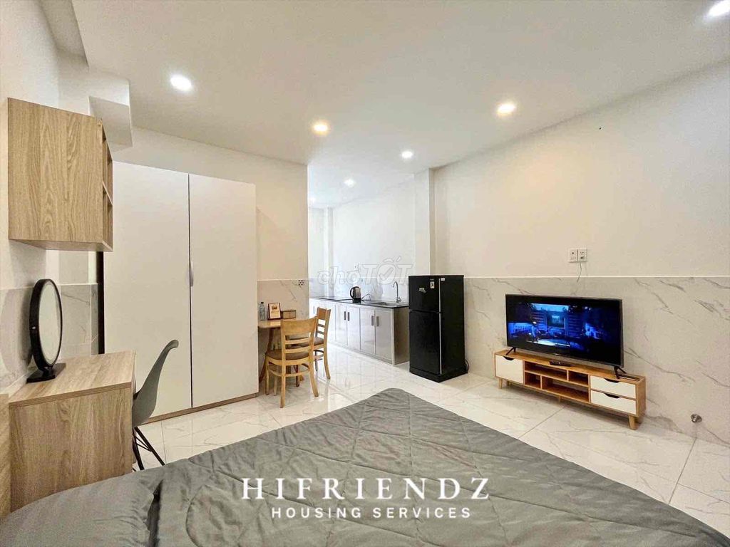 Super studio full balcony furniture - available immediately