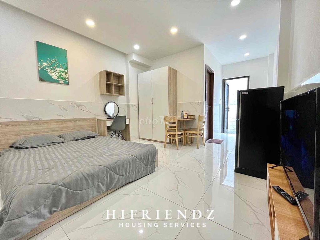 Super studio full balcony furniture - available immediately