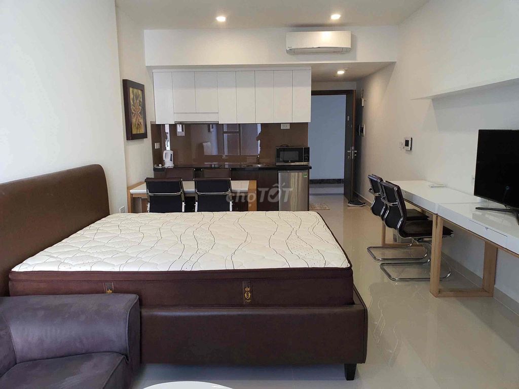 The 37-foot studio apartment is full of The Tresor interiors.