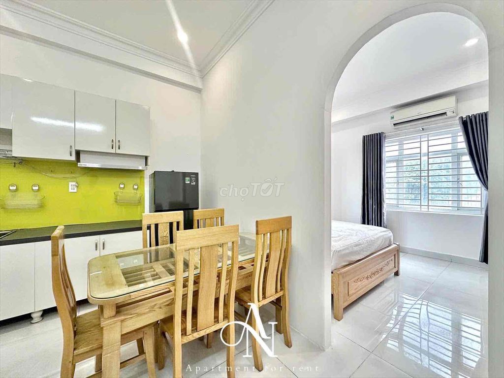 apartment one cool window bedroom full Đào Duy Anh interior, Phú Nhuận