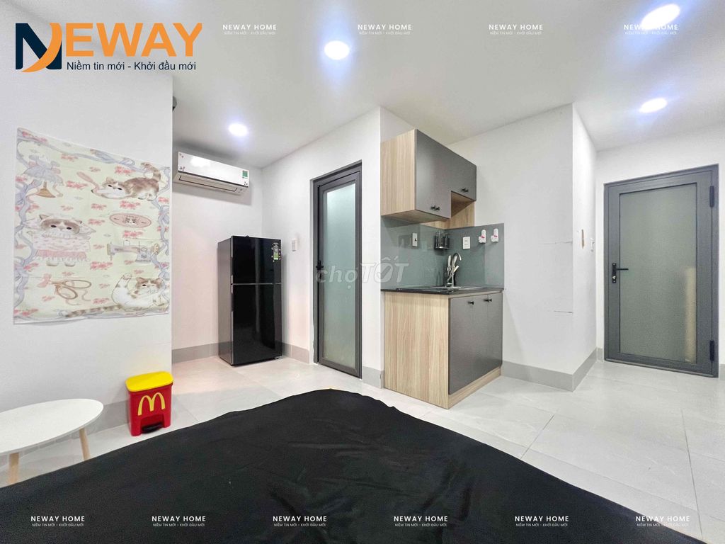 The balcony studio is inside, right at merces Quang Trung, for pet pet pet pet pet