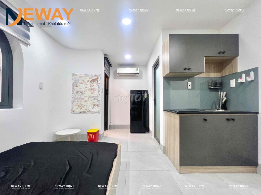 The balcony studio is inside, right at merces Quang Trung, for pet pet pet pet pet