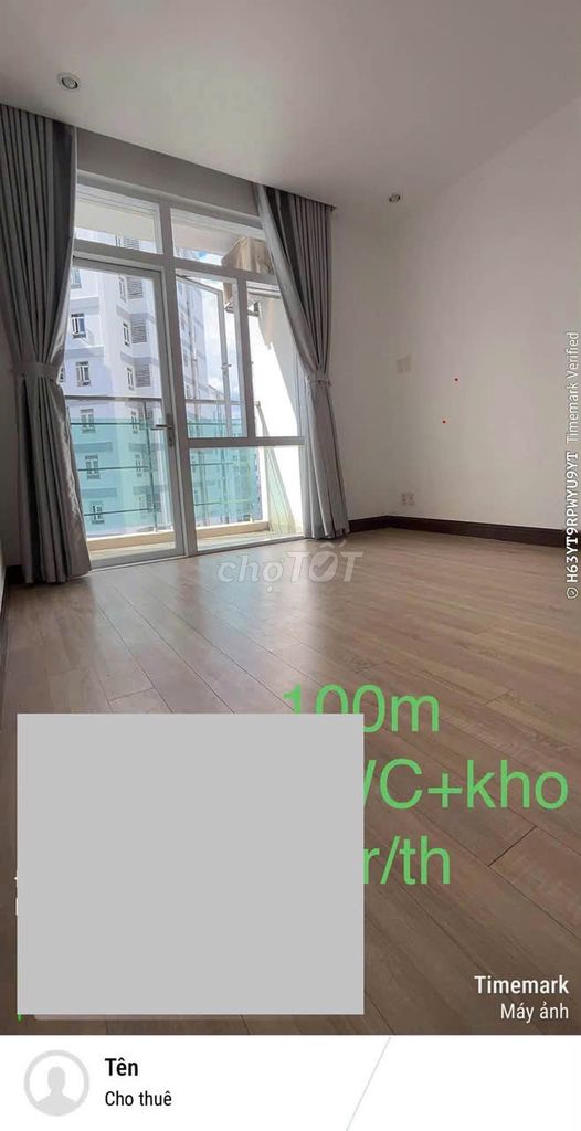 Rent the apartment Him Lam Riverside District 7, 100 meters, 2 bedrooms, basic interior.