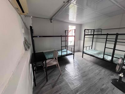 Three-and-a-half-million-million-dollar-year-old hotel room with its own kitchen balcony.