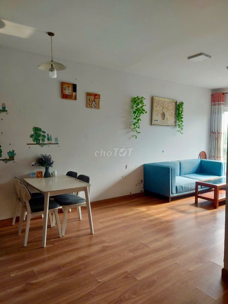 Rent the Ruby apartment, 68 m2 bedrooms plus 2 toilets, Full interior, for 12 million a month.