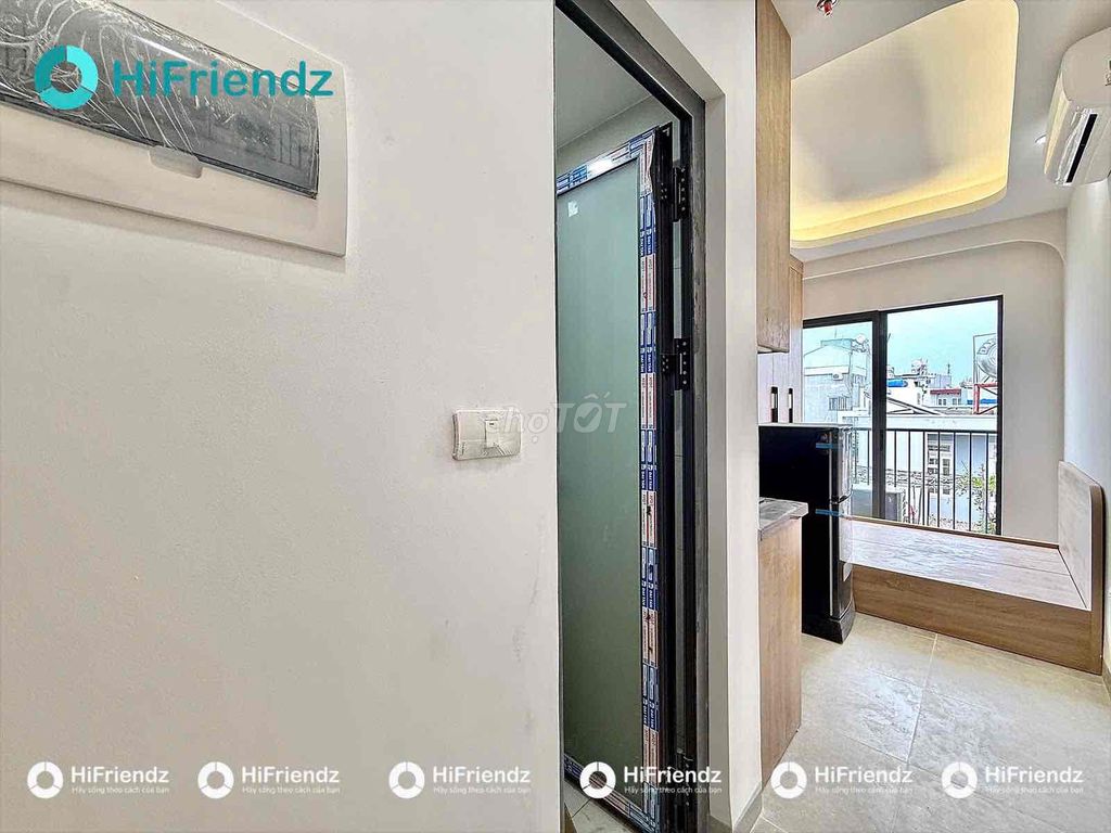 The new full-house service apartment is nearart Phan Huy Ích.