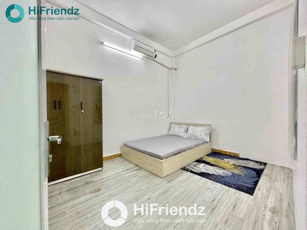 Rent two bedrooms 60 m Balcon Full interior 5/3 cars right at Âu Cơ University of Constitution