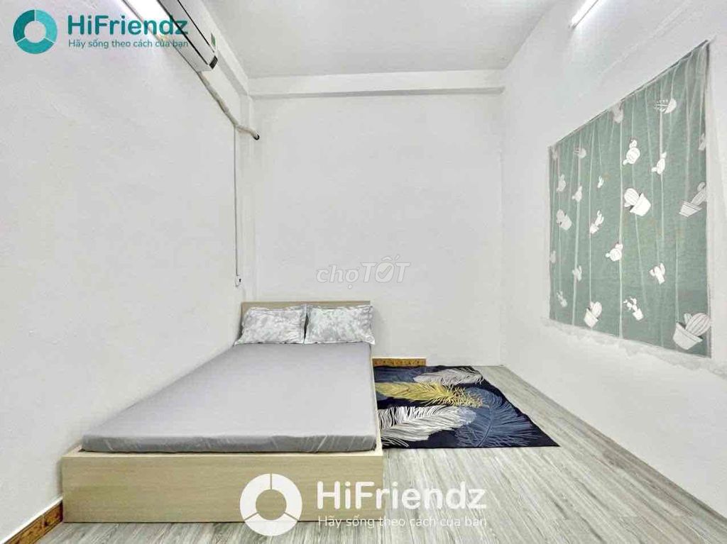 Rent two bedrooms 60 m Balcon Full interior 5/3 cars right at Âu Cơ University of Constitution