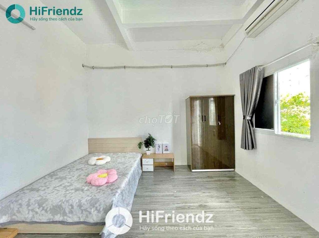 Rent two bedrooms 60 m Balcon Full interior 5/3 cars right at Âu Cơ University of Constitution