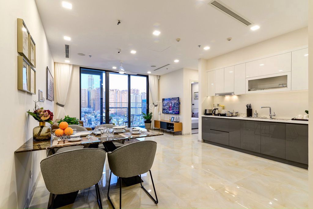 Rent apartment 1 . 52 meters bedroom The Landmark 81-Leomes Central Park
