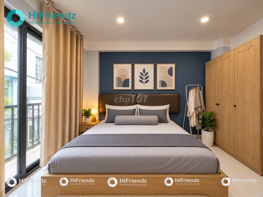 Two bedrooms, 65 M2 elevators, and a nice private washing machine.