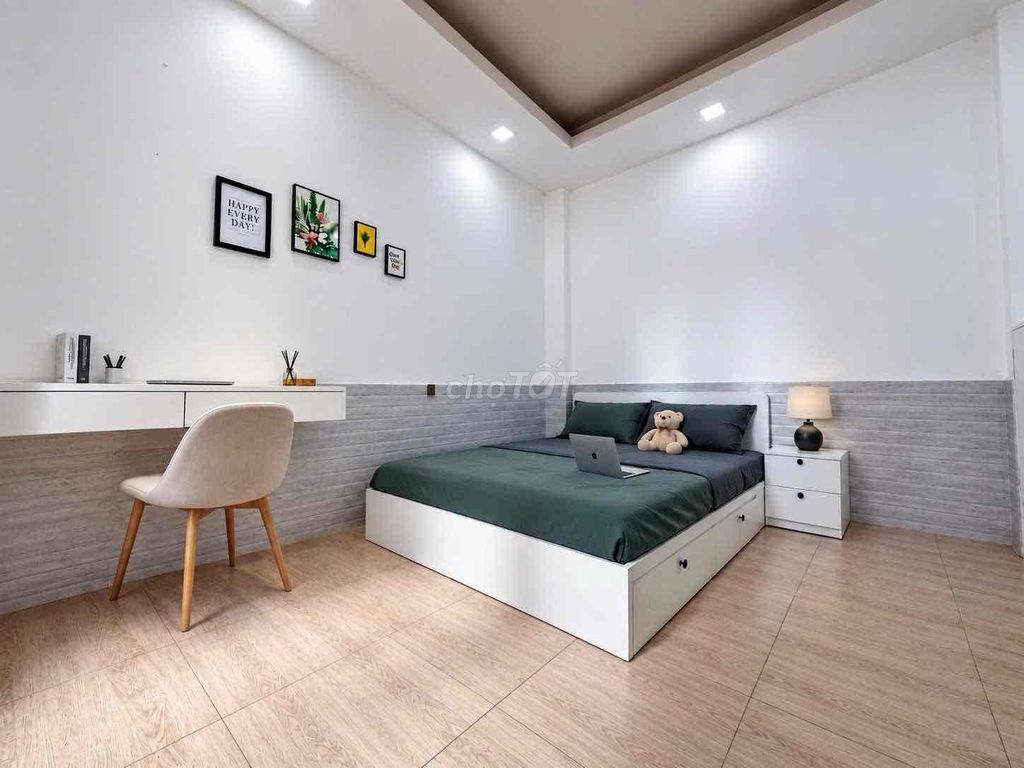 apartment plus bed full open interior at Trường Chinh