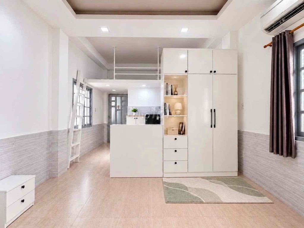 apartment plus bed full open interior at Trường Chinh