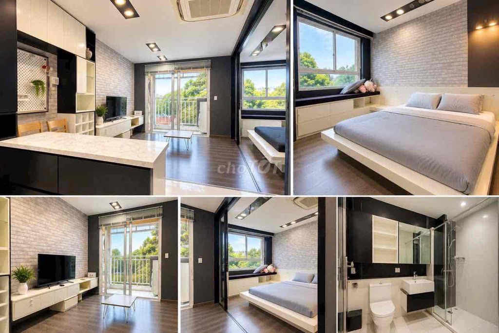 Two bedrooms. A The Botanica Tân Bình flat. A full interior five p from the airport.