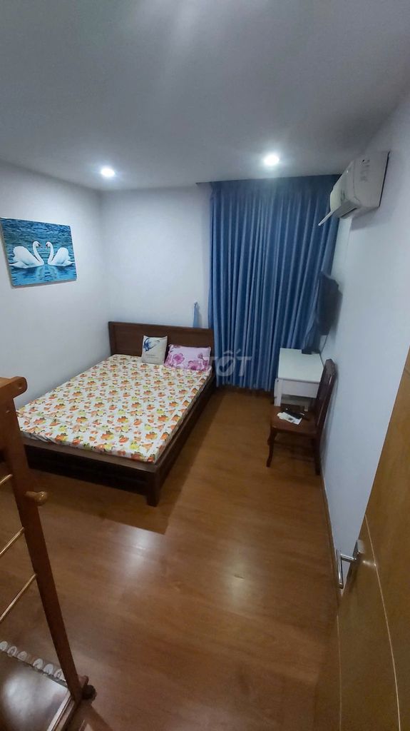 Rent the apartment. Him Lam Riverside District 7, 53 meters, one bedroom, one toilet, full interior.