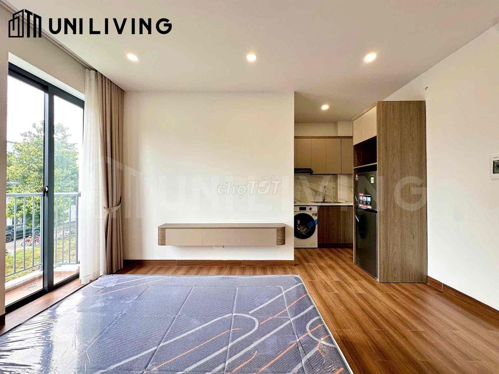 District 2 Tạ Hiện-1-0 for renting a balcony service apartment, full interior.