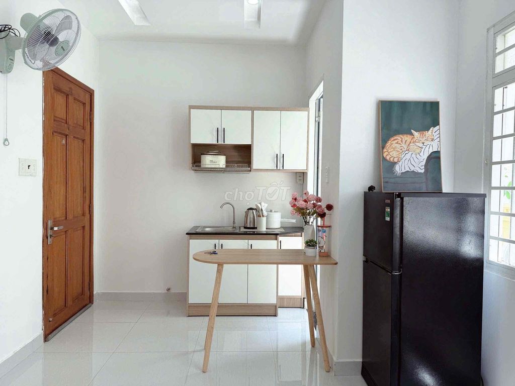 Rent the studio apartment. One bedroom.