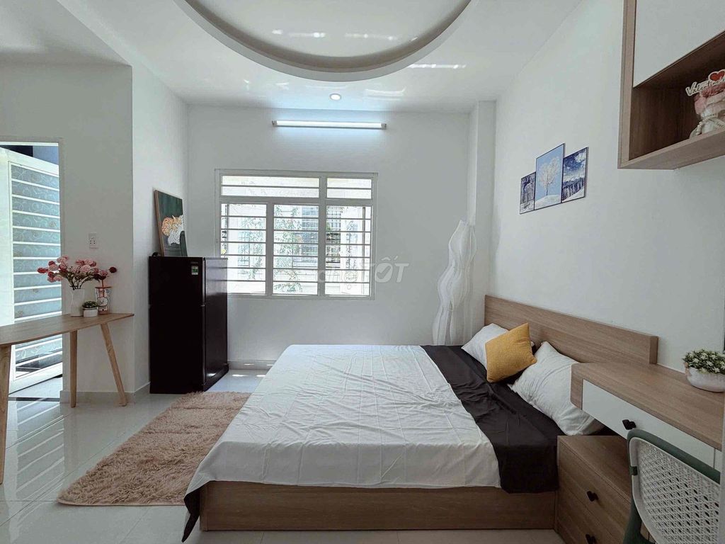 Rent the studio apartment. One bedroom.